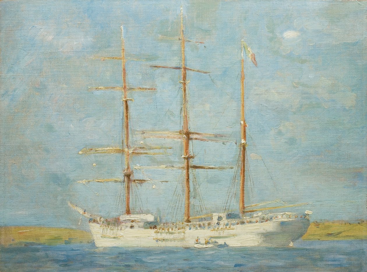 Barca bianca da Henry Scott Tuke