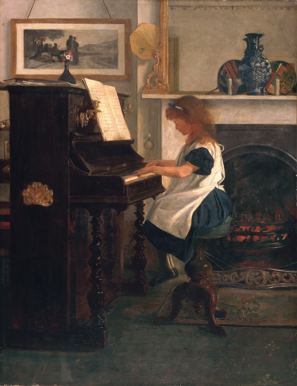 Al pianoforte da Henry Stacey Marks