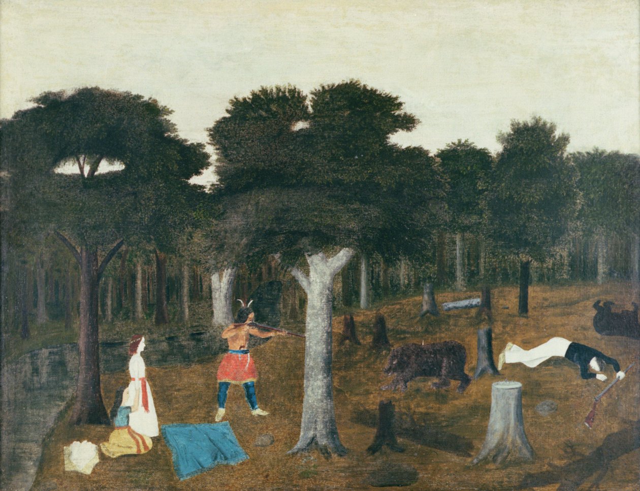 Attacco degli orsi da Henry de Valcourt Kip