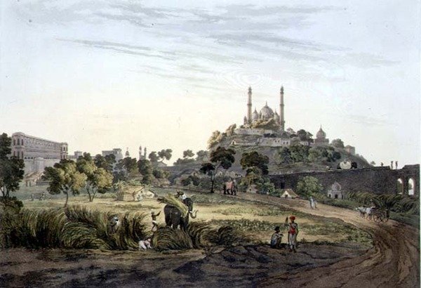 Veduta di Lucknow, tavola VII, inciso da Daniel Havell, 1809 da Henry (after) Salt
