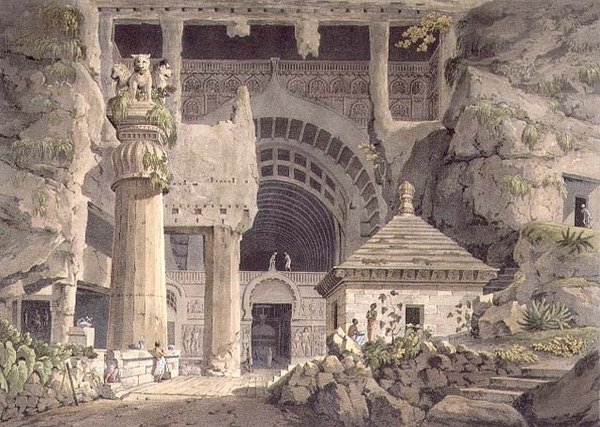 Antiche escavazioni a Carli, tavola XIV, inciso da Daniel Havell da Henry (after) Salt