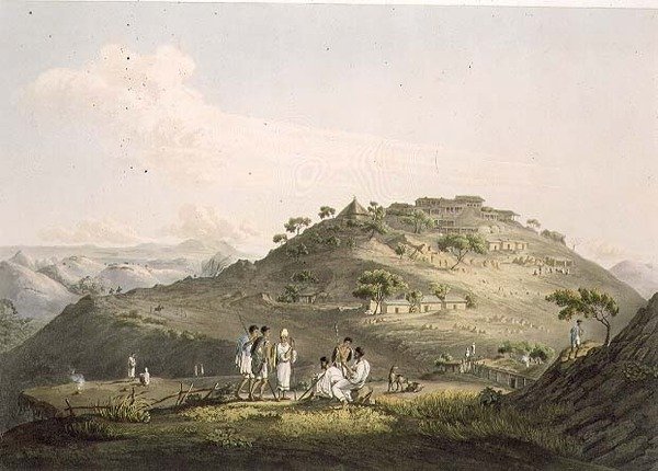 La città di Dixan in Abissinia, inciso da Daniel Havell (1785-1826) 1809 da Henry (after) Salt