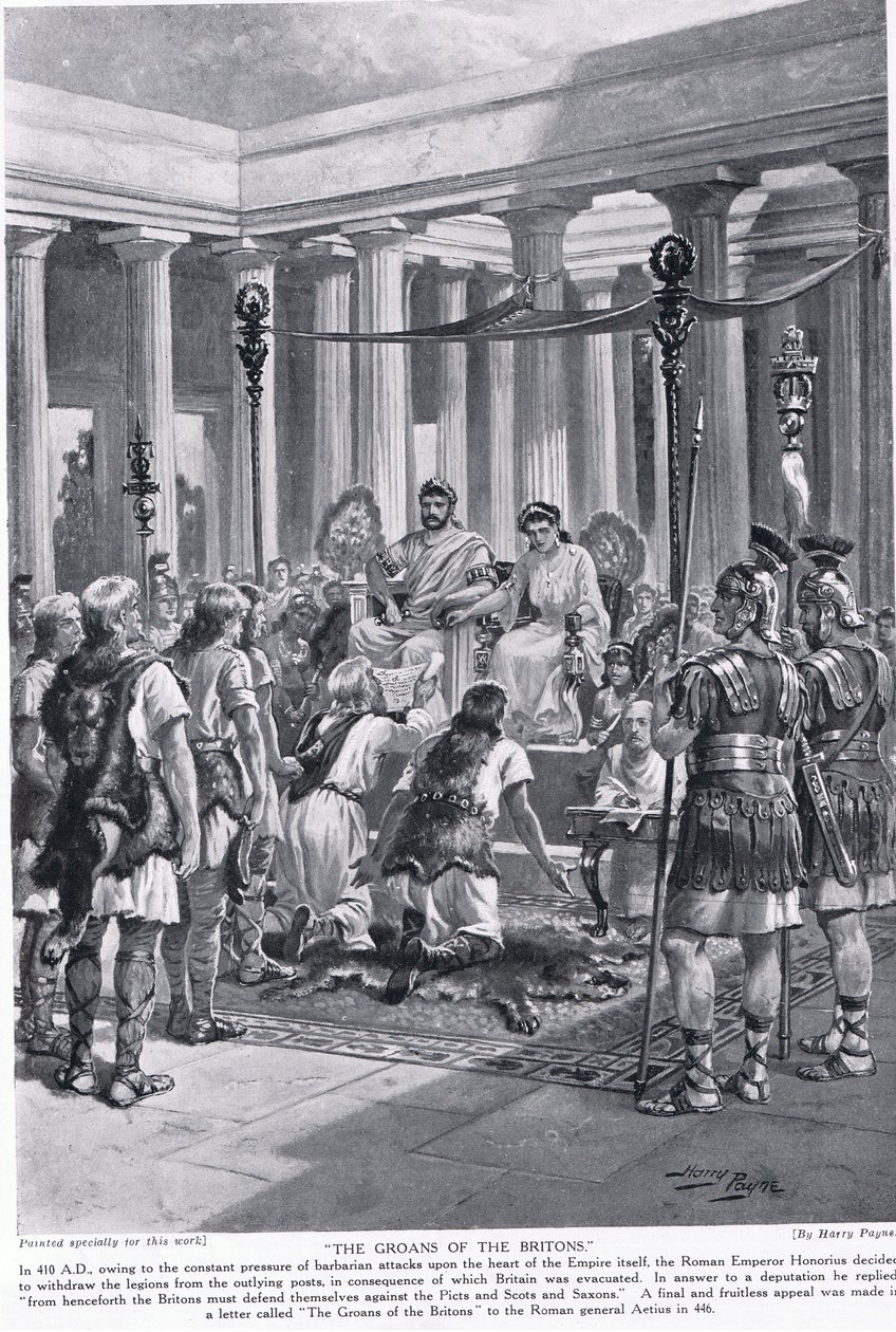 I lamenti dei Britanni, illustrazione da 