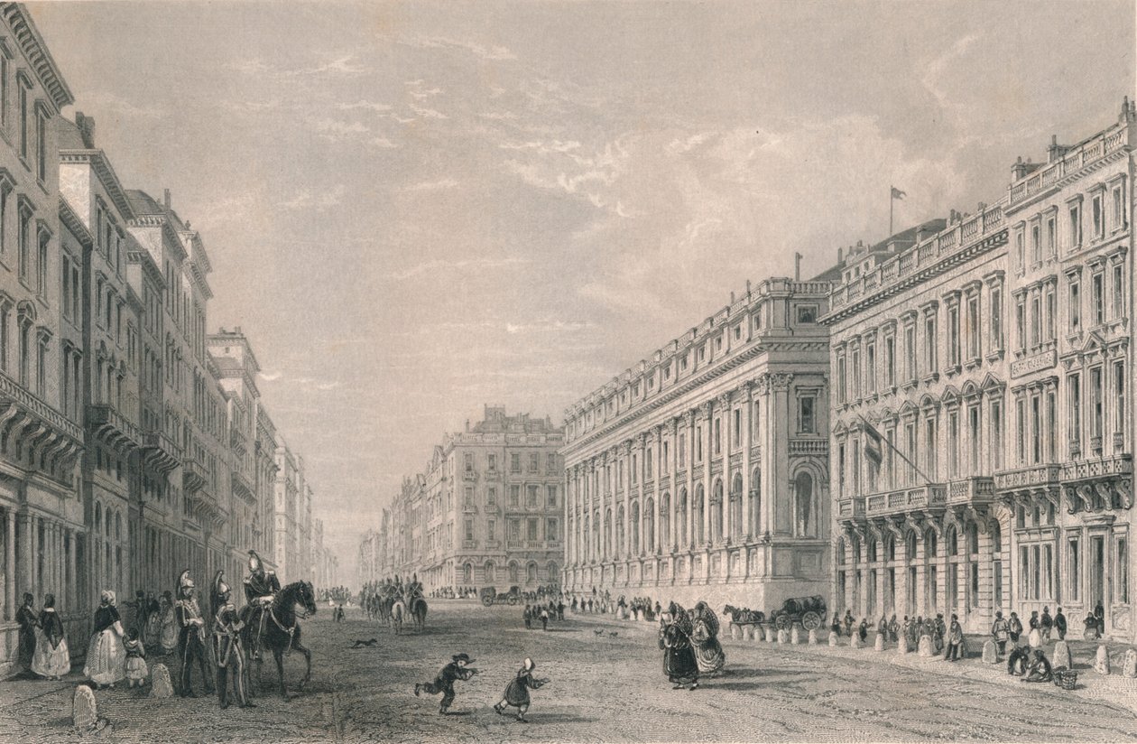 Rue du Chapeau Rouge, Bordeaux, metà del XIX secolo da Henry Adlard