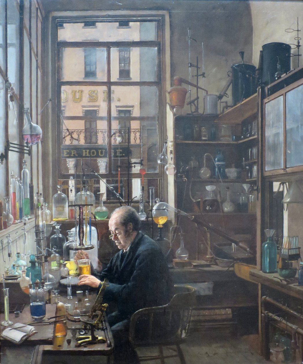 Nel laboratorio di Henry Alexander, 1885-87 ca. da Henry Alexander