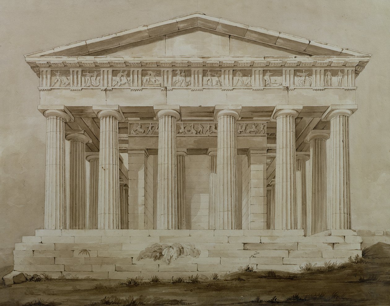 Tempio di Efesto, Atene da Henry Bailey