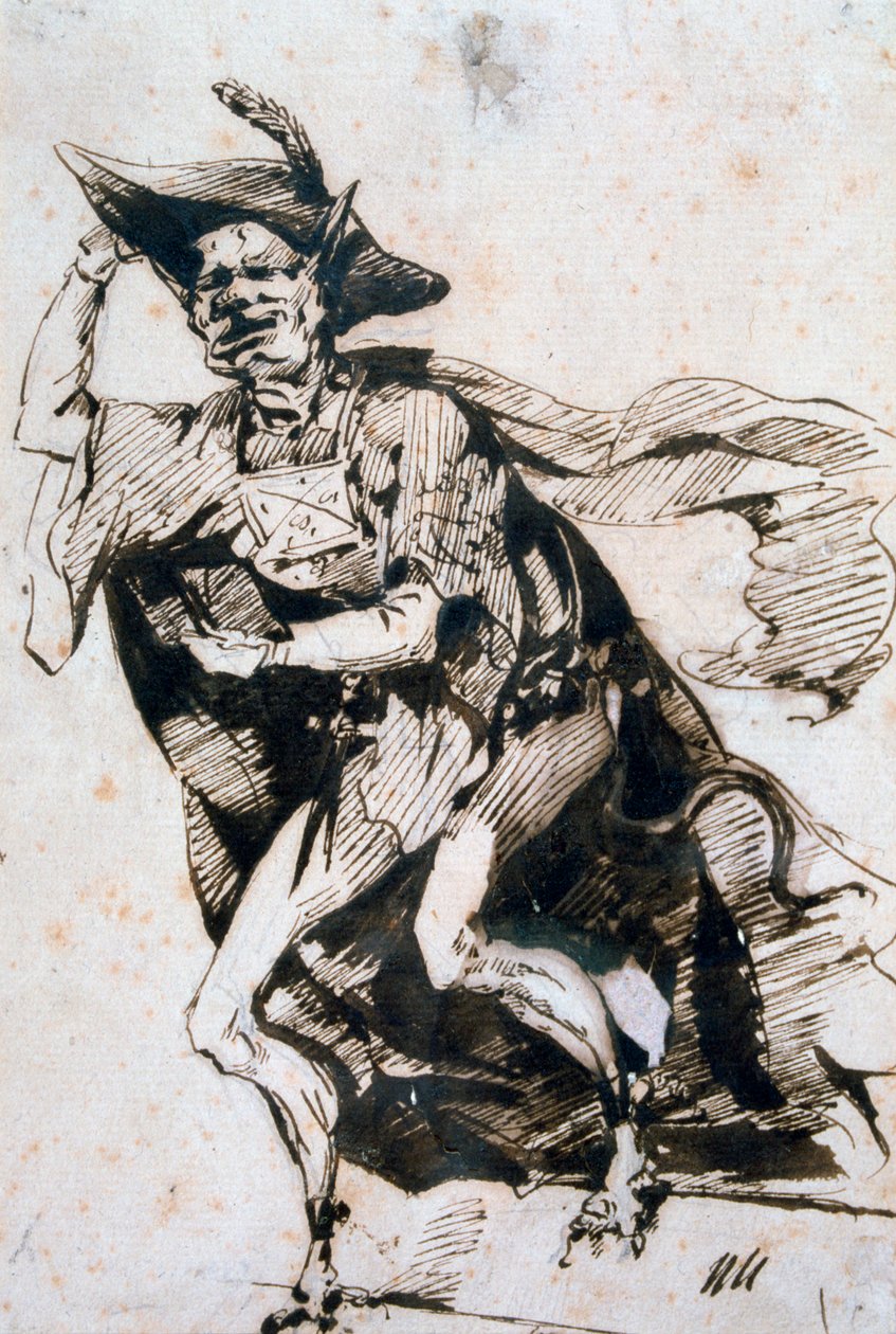 Basile, c1825-1877 da Henry Bonaventure Monnier