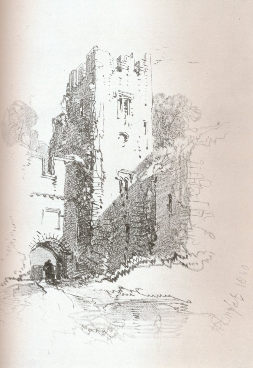 Castello di Crookston, vicino a Paisley da Henry Bright