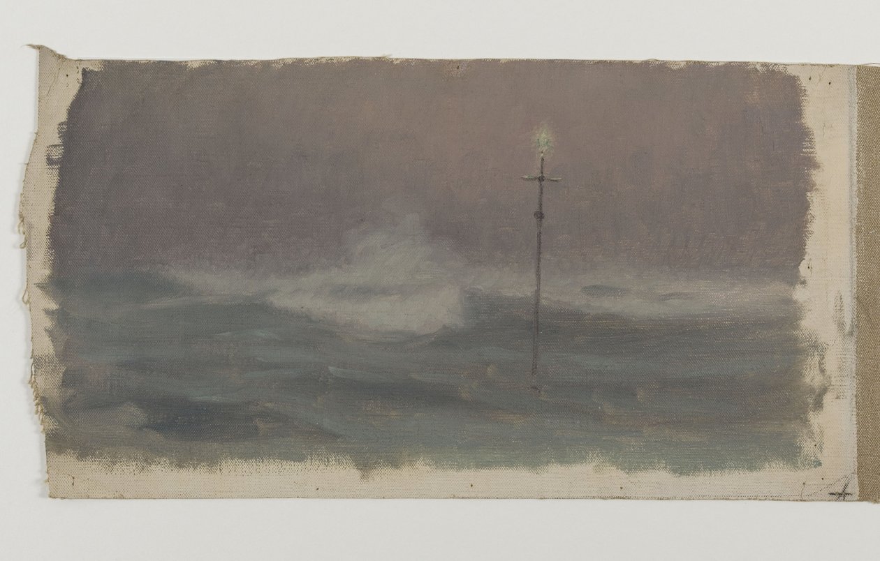 Croce e onda, Bretagna, circa 1905 da Henry Brokman Knudsen