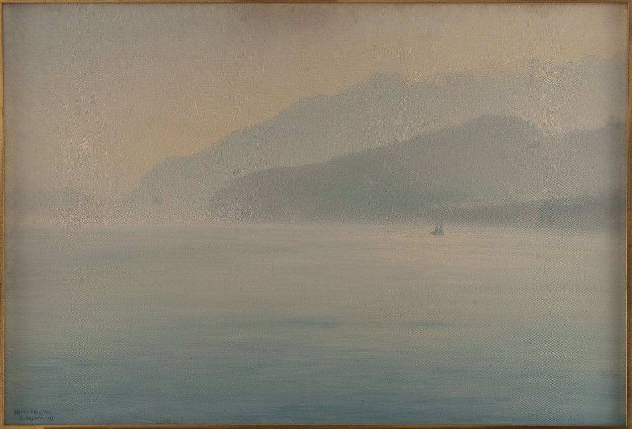 Costa di Sorrento, blu e argento da Henry Brokman Knudsen