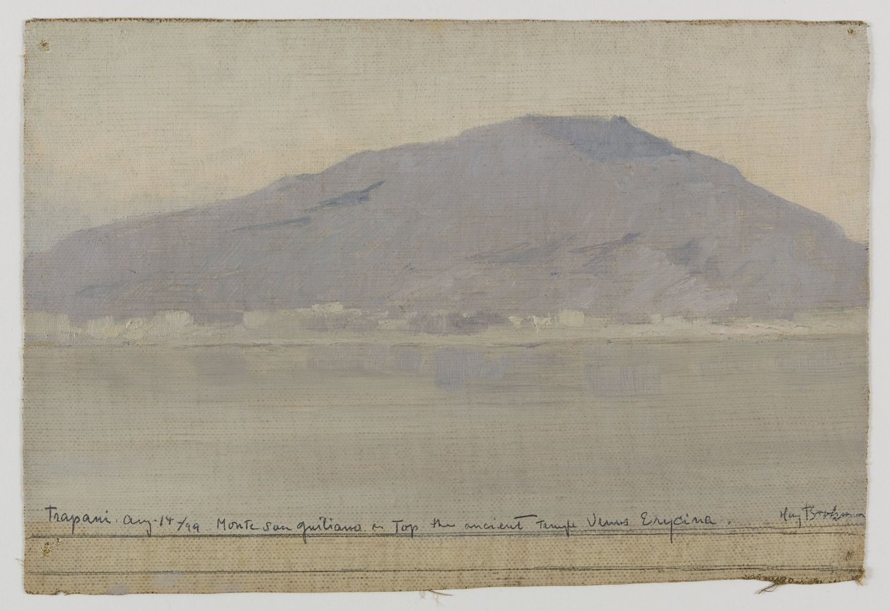 Trapani, Monte San Giuliano (Sicilia), nel 1899 da Henry Brokman Knudsen