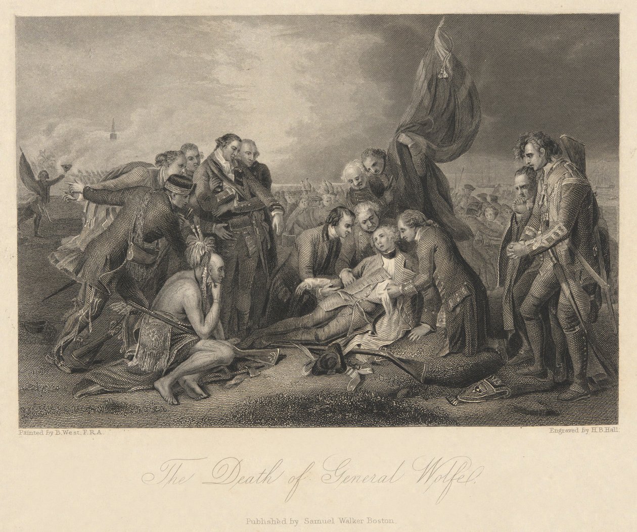 La Morte del Generale Wolfe da Henry Bryan Hall I