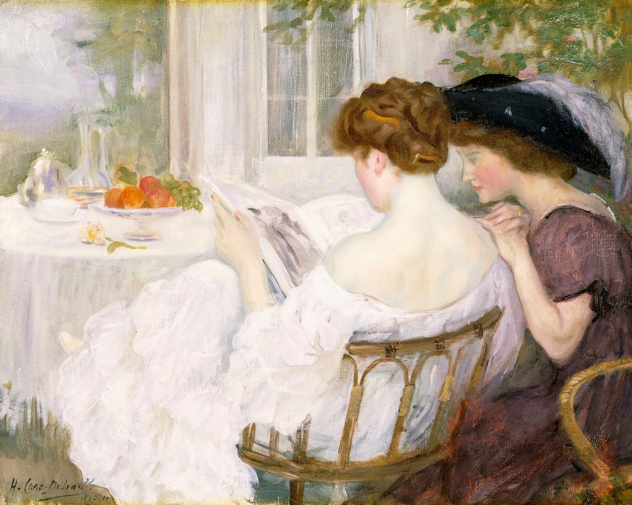 La lettera, 1910 da Henry Caro-Delvaille