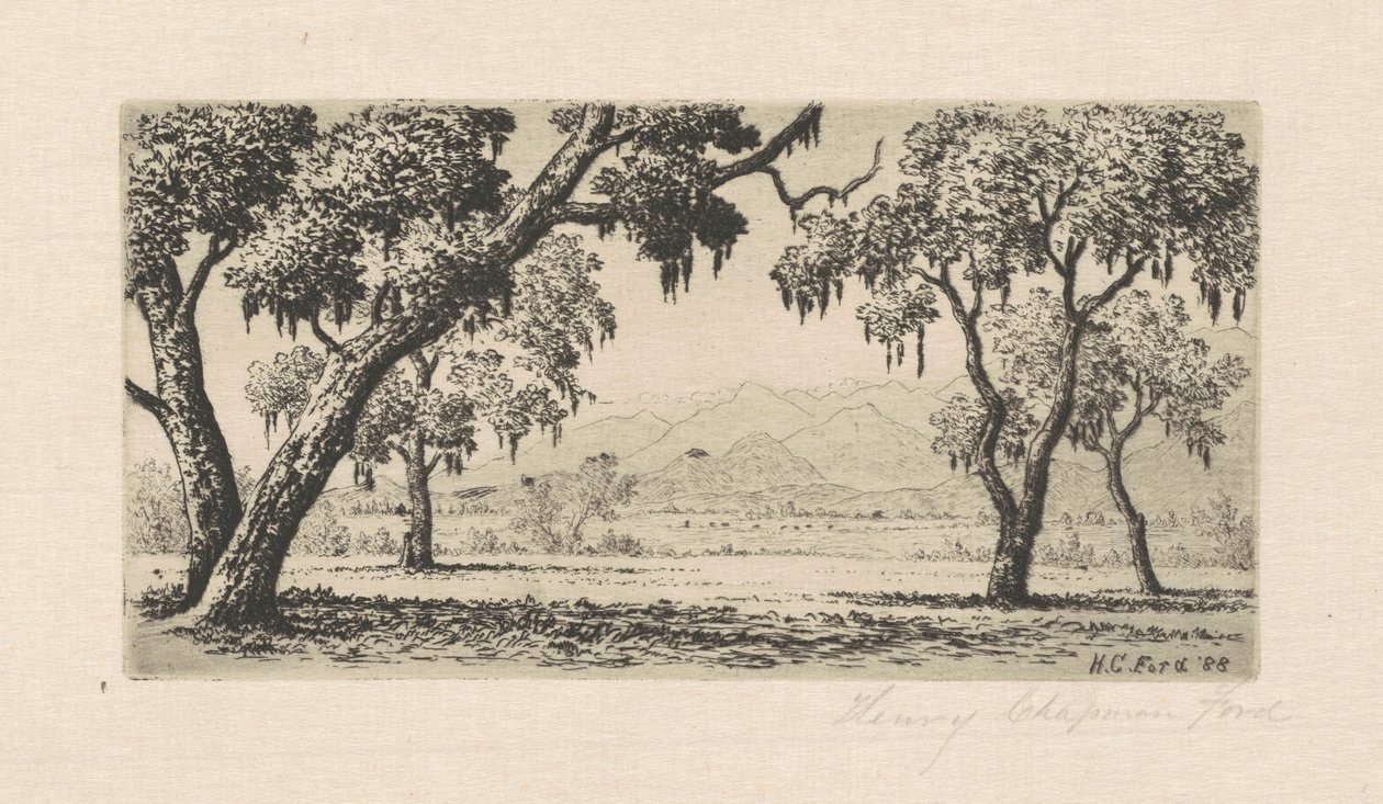 Paesaggio della California da Henry Chapman Ford