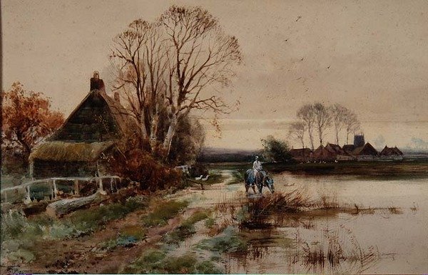 Vicino a Reedham, Norfolk da Henry Charles Fox