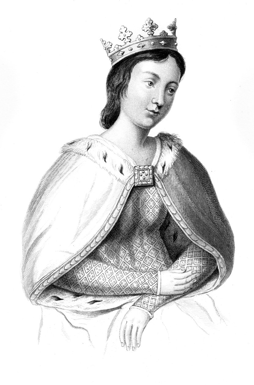 Eleonora di Provenza c1223-1291, 1851 da Henry Colburn