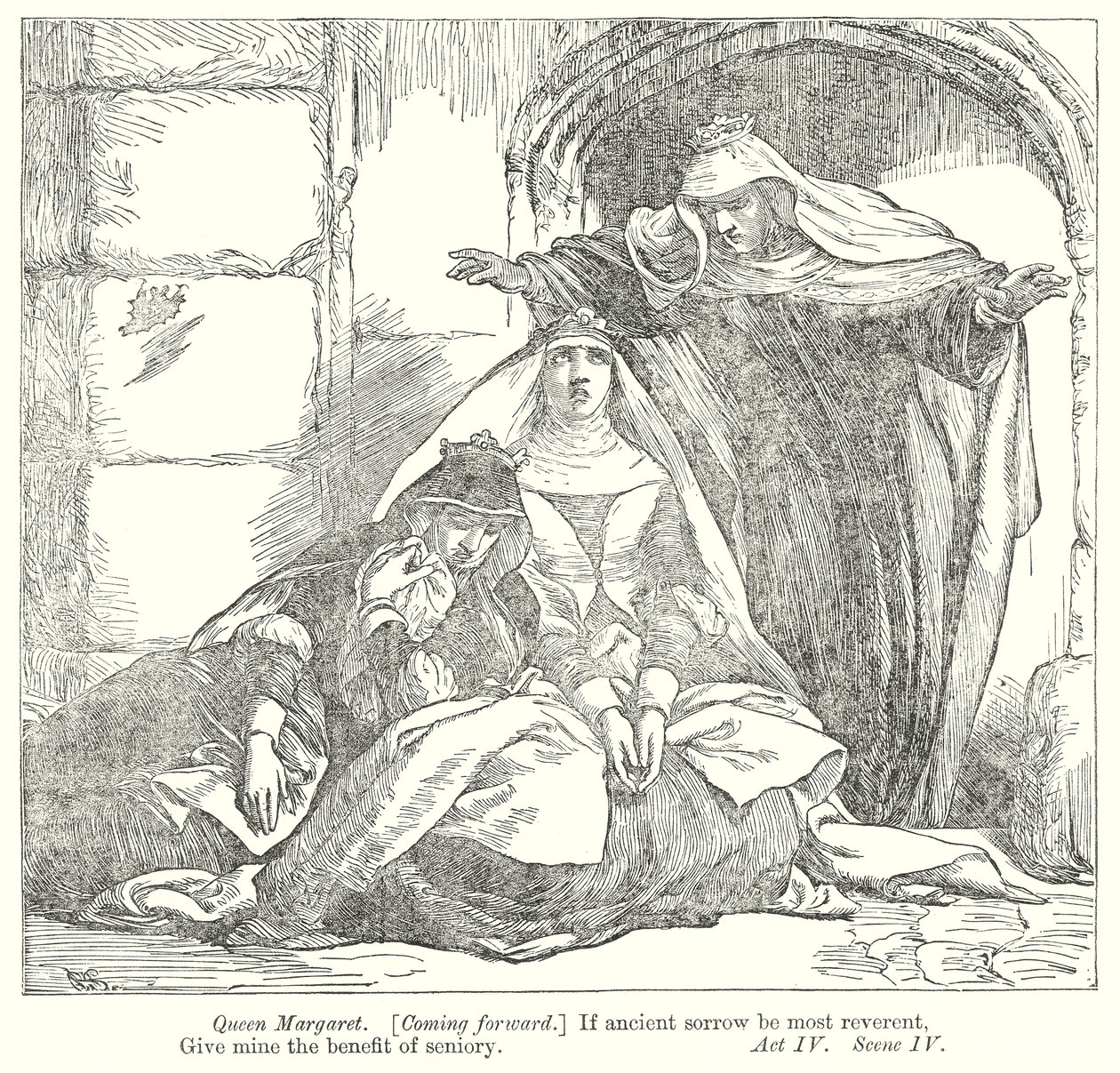 Re Riccardo III (incisione) da Henry Courtney (after) Selous