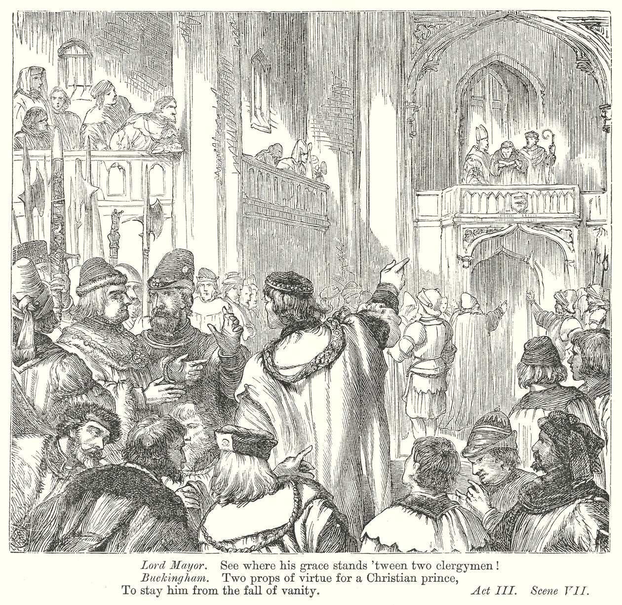 Re Riccardo III (incisione) da Henry Courtney (after) Selous