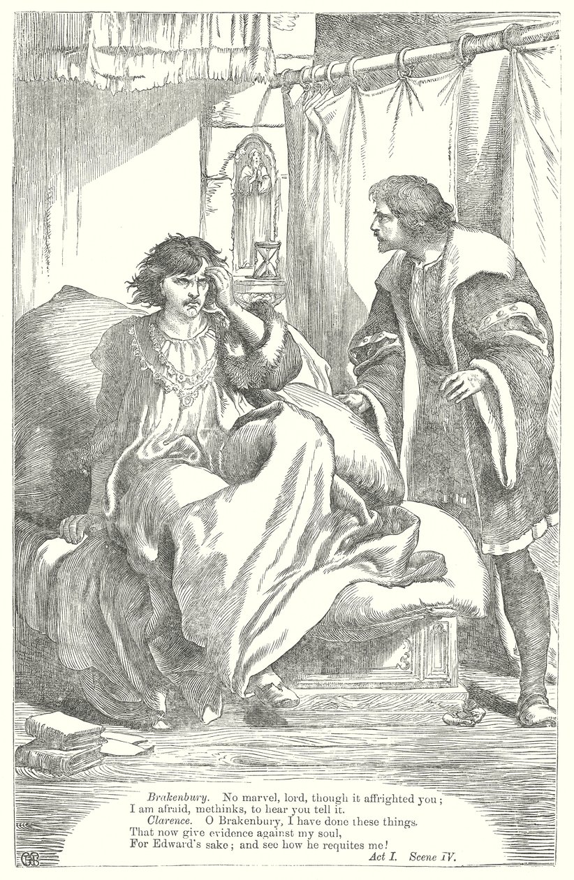 Re Riccardo III (incisione) da Henry Courtney (after) Selous