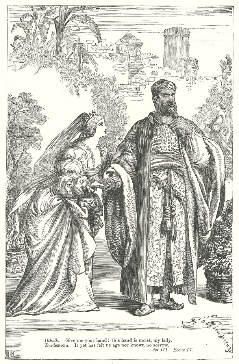 Otello (incisione) da Henry Courtney (after) Selous