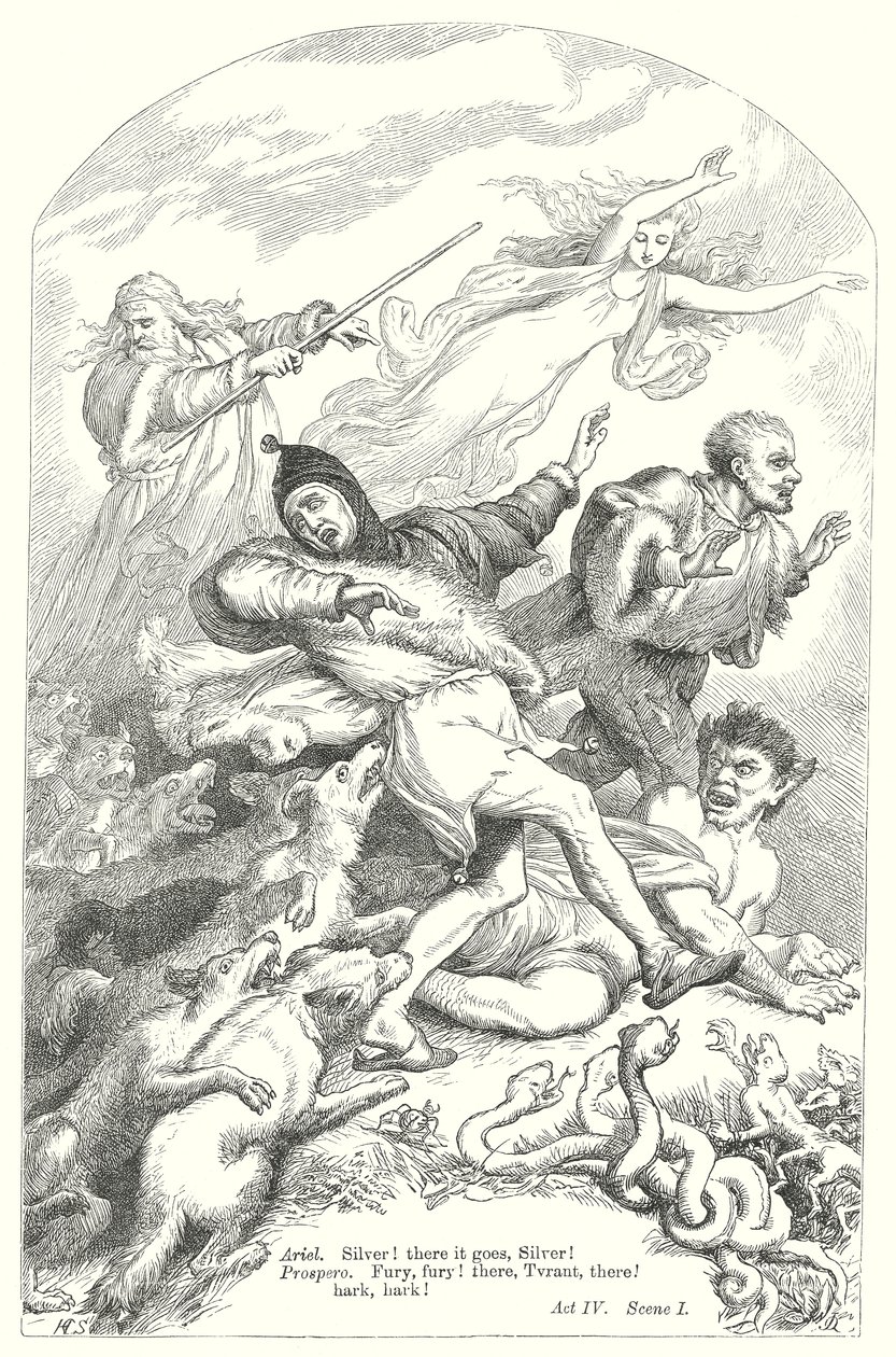 La Tempesta (incisione) da Henry Courtney (after) Selous