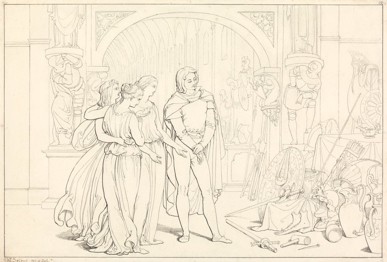 Illustrazione al Progresso del Pellegrino, 10. (Il Pellegrino nell