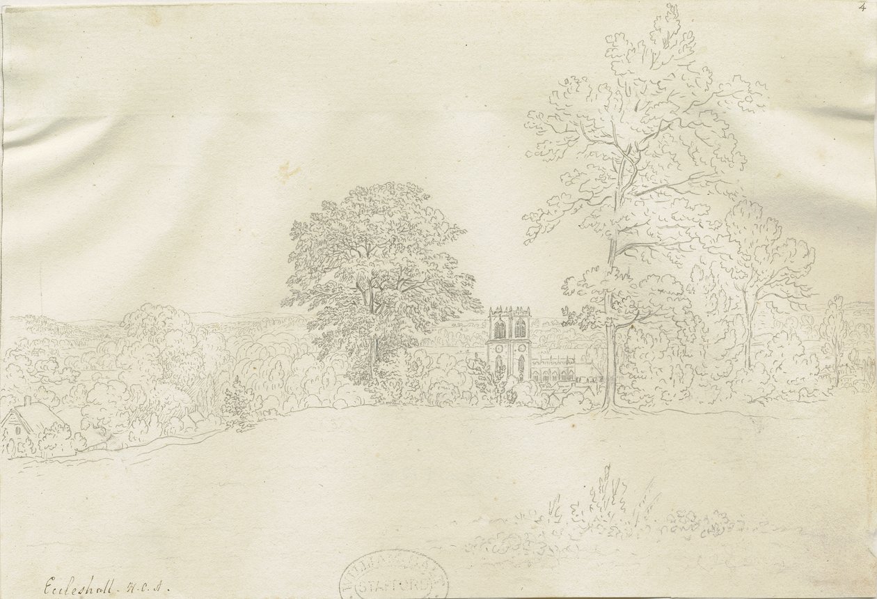 Villaggio di Eccleshall da Henry Curzon Allport
