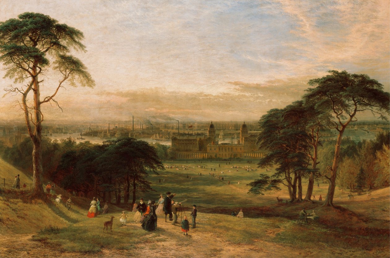Londra da Greenwich Hill da Henry Dawson