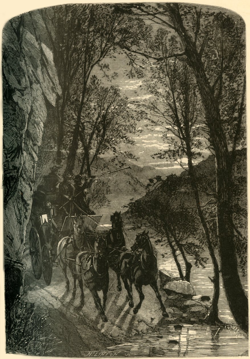 Il salto degli amanti - Avvicinamento di notte da Henry Duff Linton