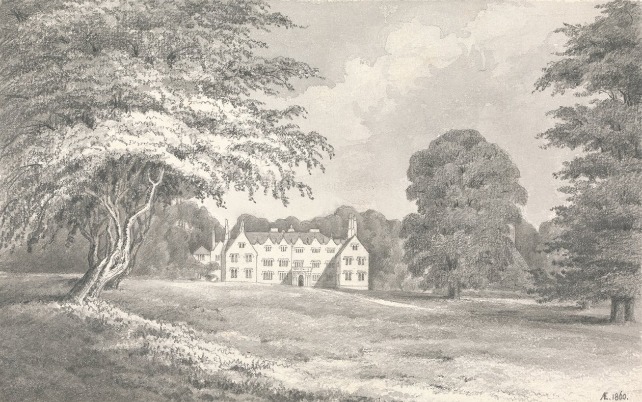 Oakley Hall da Henry Edridge
