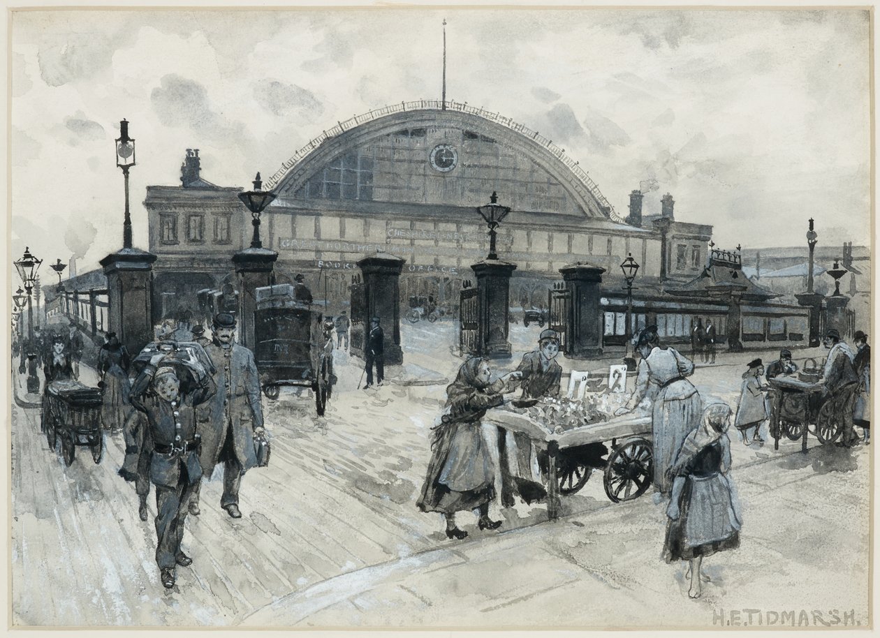 Stazione Centrale da Henry Edward Tidmarsh