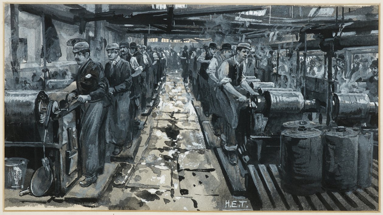 Tintoria presso i Lavori di Worrall da Henry Edward Tidmarsh