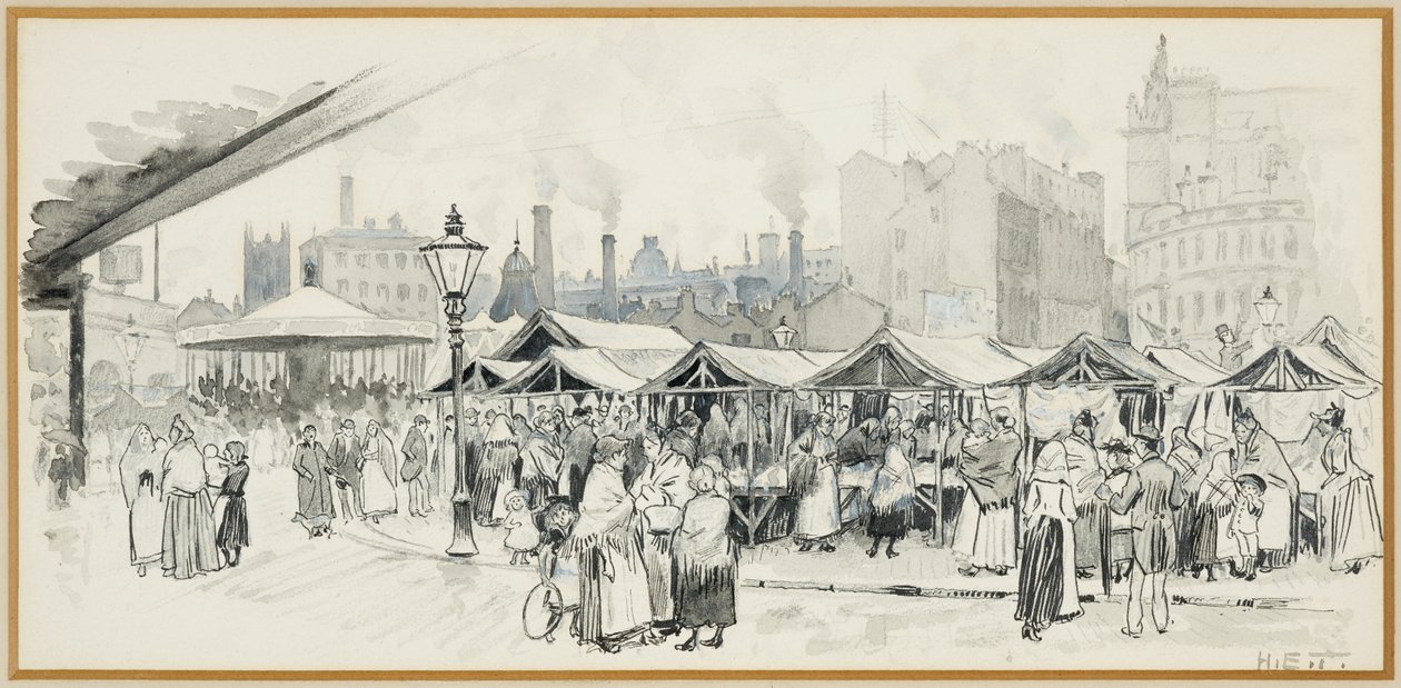 Mercato Flat Iron, Salford da Henry Edward Tidmarsh