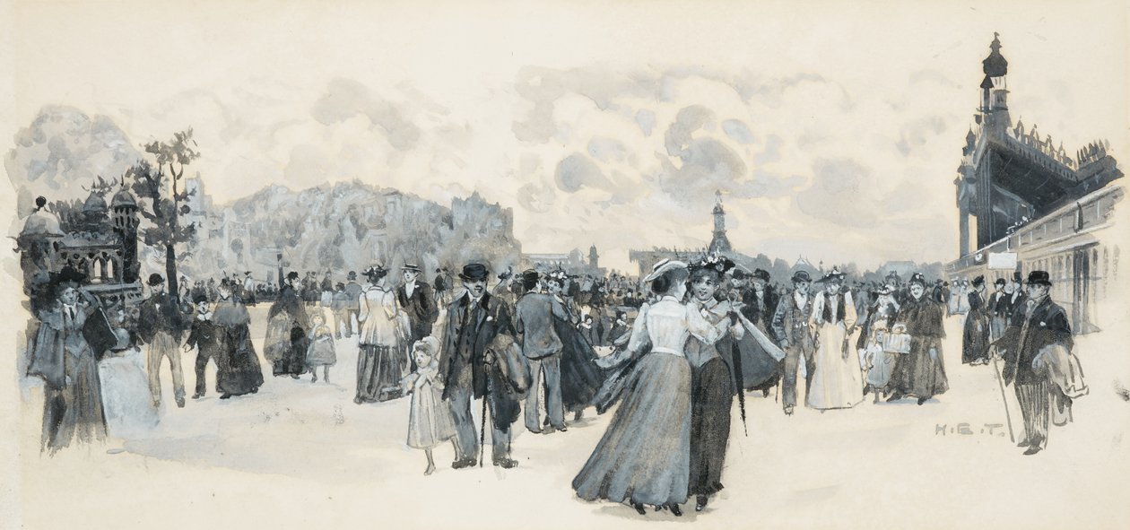 Nei Giardini di Belle Vue da Henry Edward Tidmarsh