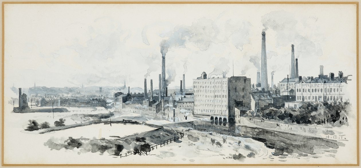 Lower Broughton dal Crescent, Salford da Henry Edward Tidmarsh