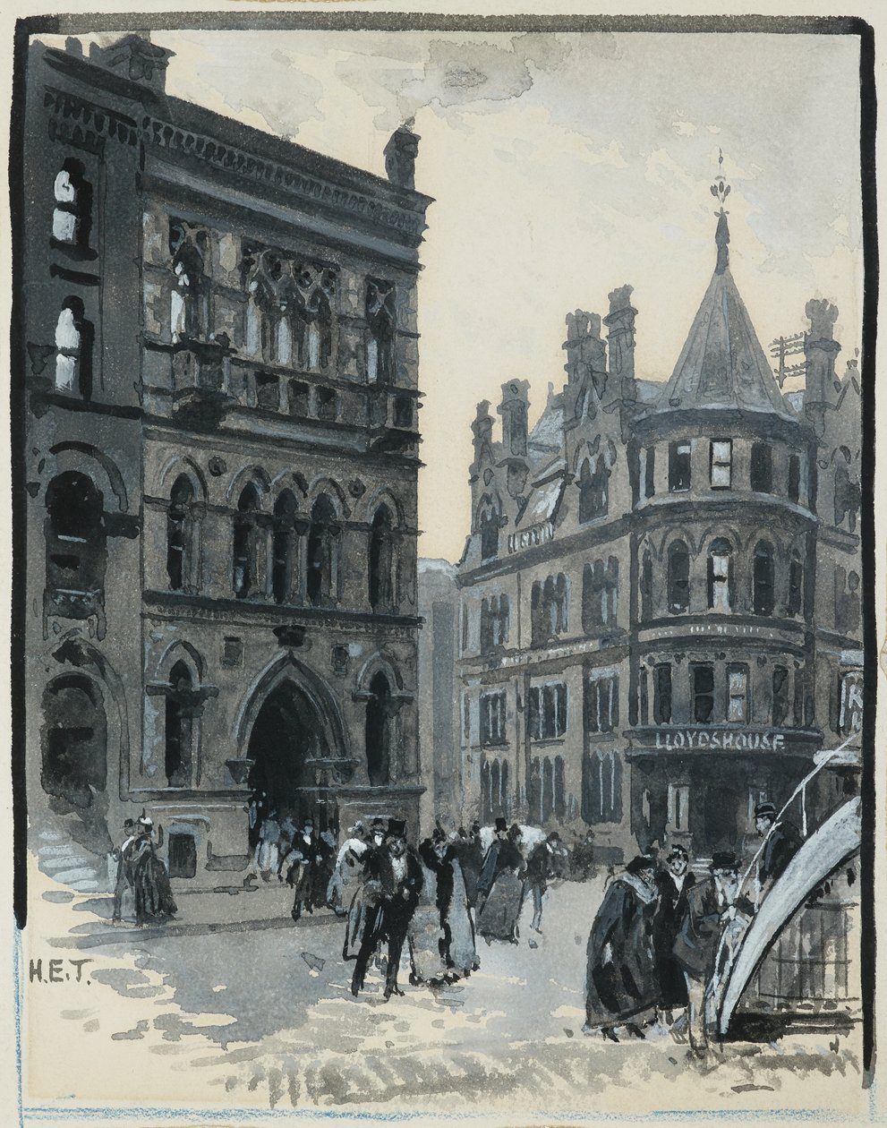 Memorial Hall, Albert Square da Henry Edward Tidmarsh