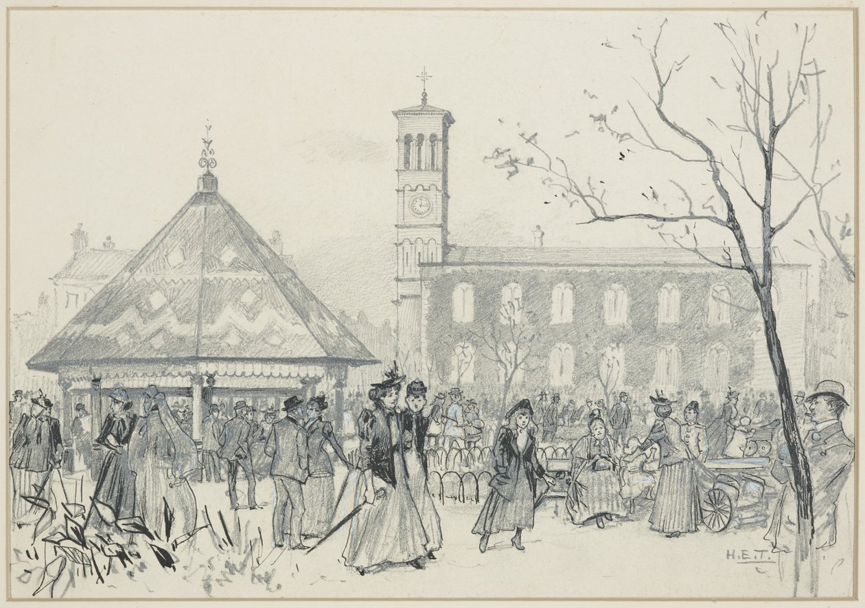 Sabato pomeriggio ad Ardwick Green da Henry Edward Tidmarsh