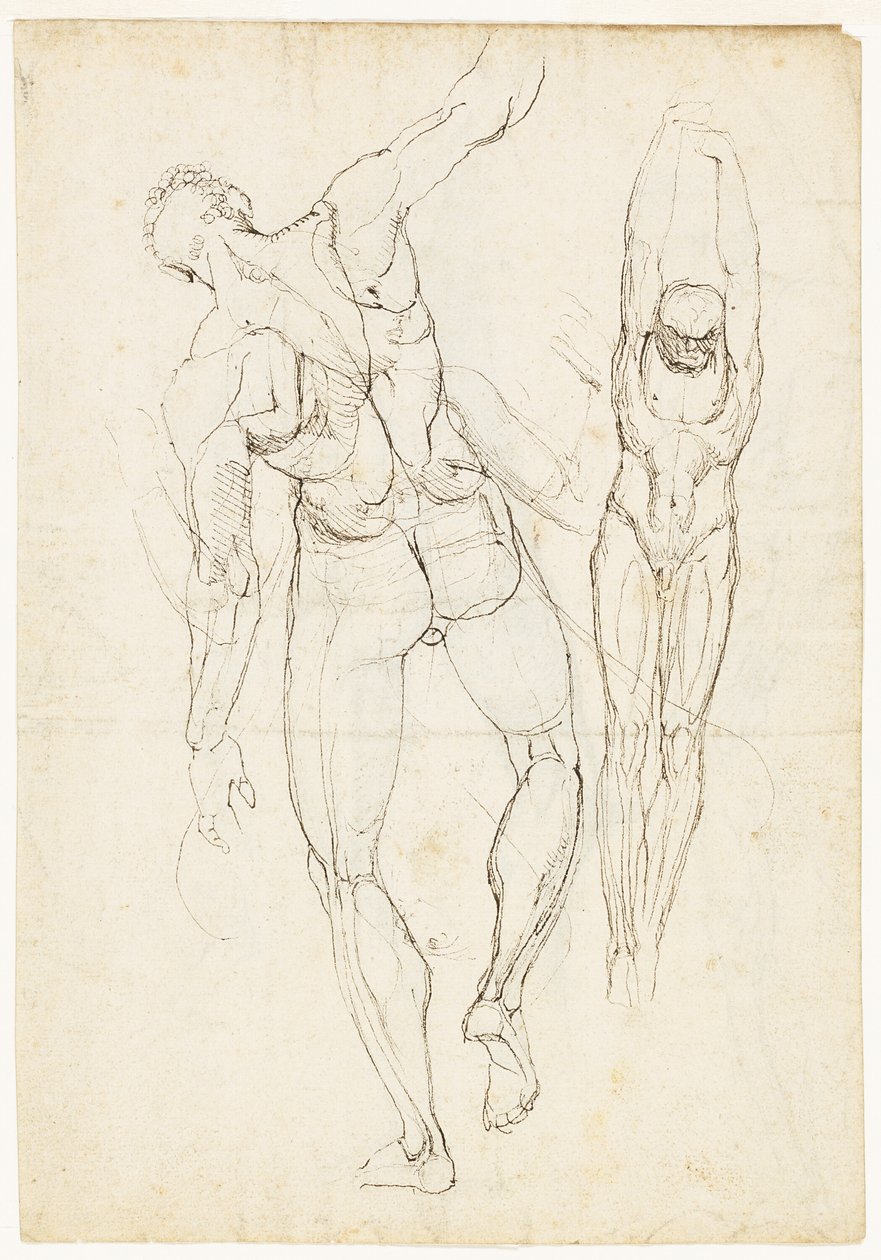 Studi di Figure (recto e verso) da Johann Heinrich Füssli