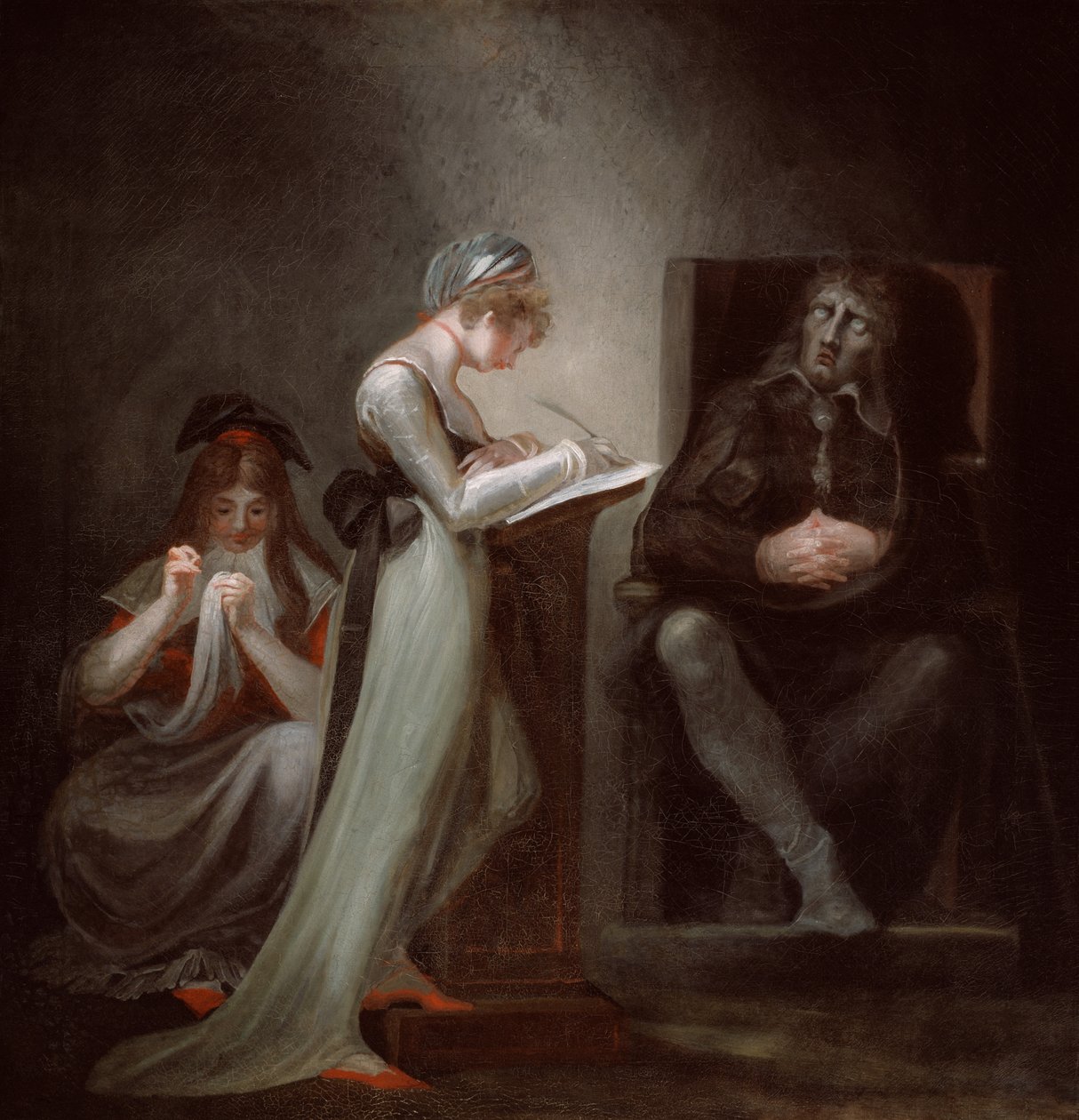 Milton che detta a sua figlia da Johann Heinrich Füssli