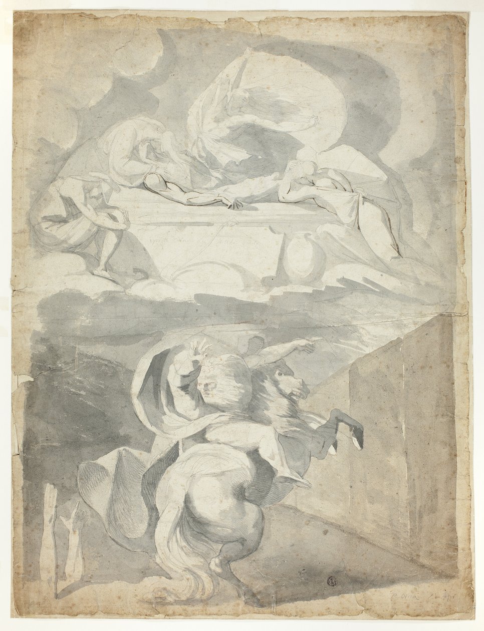 Odino nel mondo sotterraneo da Johann Heinrich Füssli