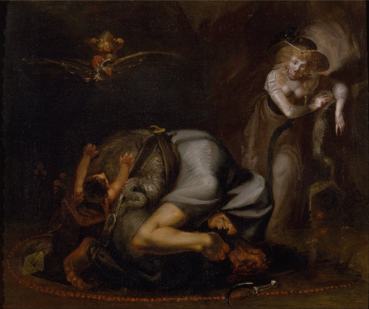 Scena di streghe, da The Masque of Queens di Ben Jonson da Johann Heinrich Füssli
