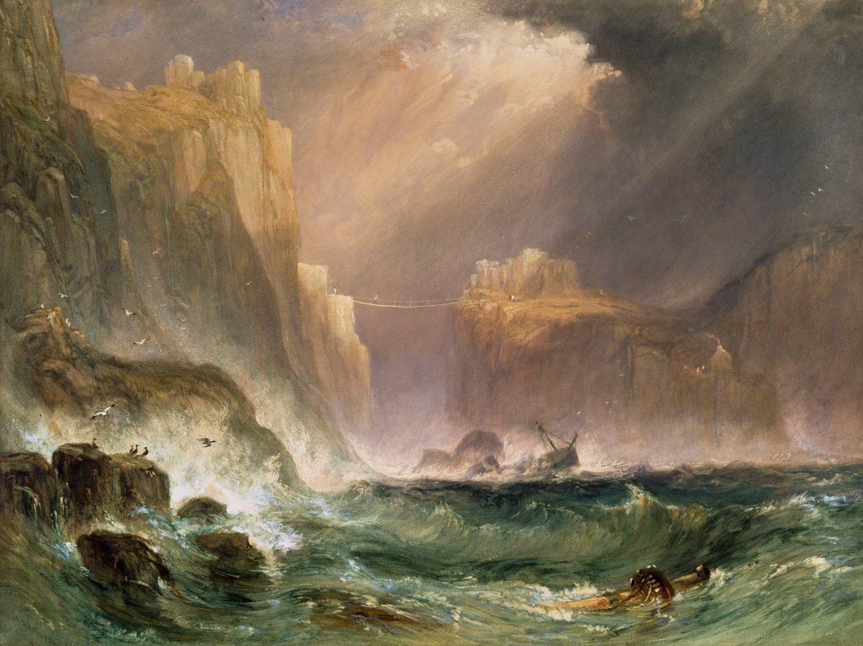 Carrick-y-Rede, Costa di Antrim da Henry Gastineau