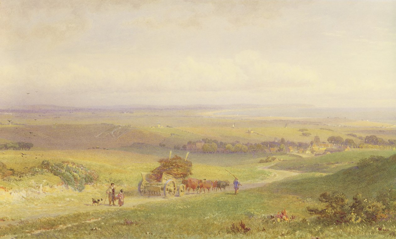 Baia di Pevensey, Sussex, 1868 da Henry George Hine