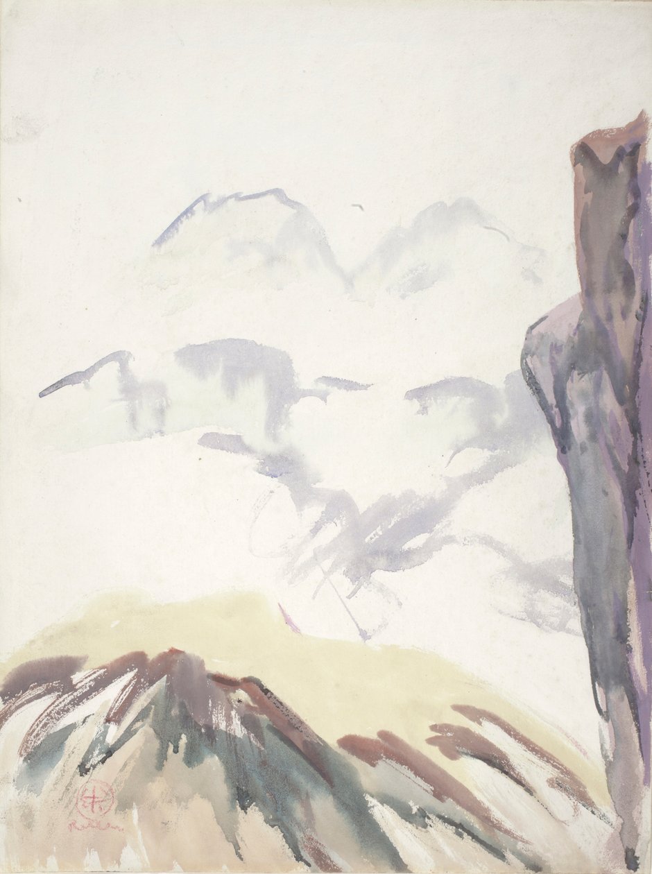 Studio di montagna da Henry George Keller