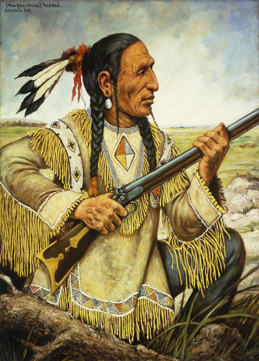 (Na-Pay-Shure) Mano Rossa, 1862 da Henry H. Cross