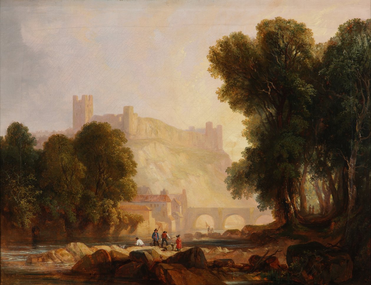 Castello di Richmond, Yorkshire da Henry Harris Lines