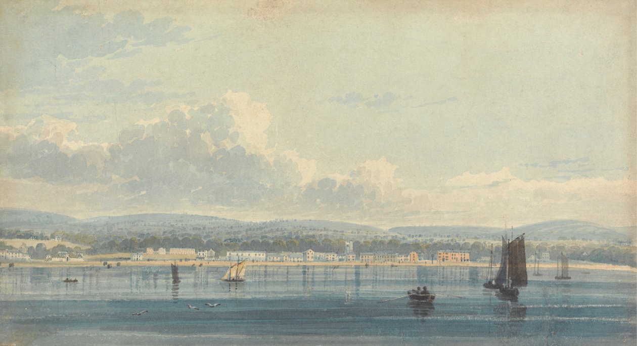 Sidmouth dalla costa da Henry Haseler