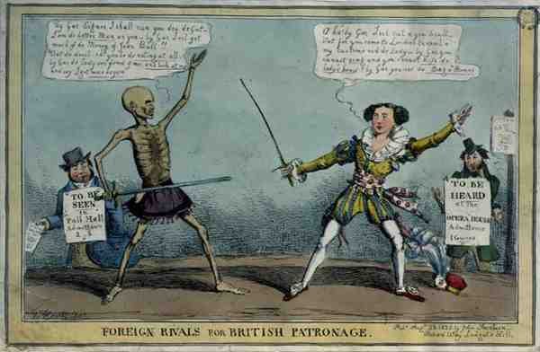 "Rivali Stranieri per il Patronato Britannico", pub. da John Fairburn da Henry Heath