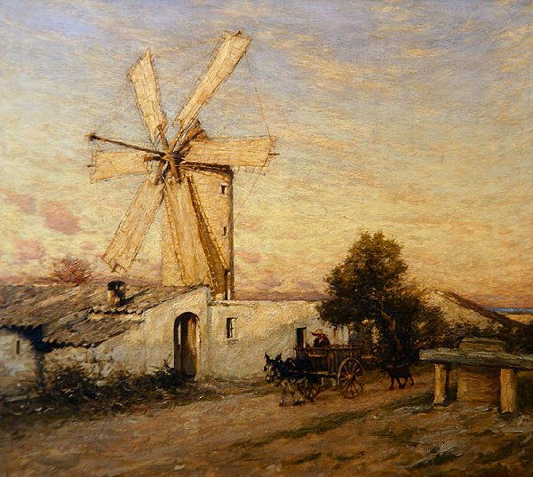 Luna nascente in Spagna, Buger, Maiorca da Henry Herbert La Thangue