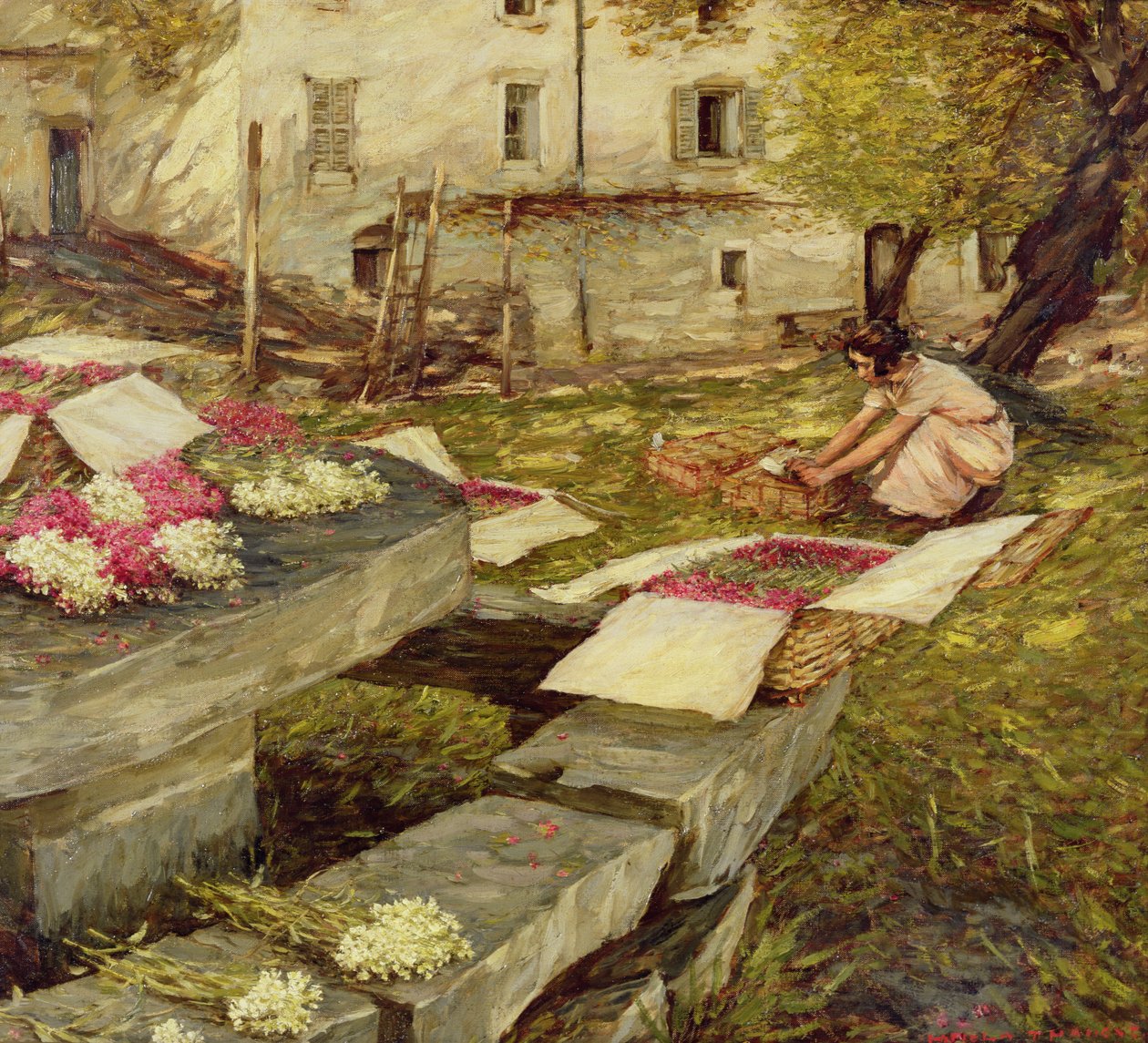 Raccolta di azioni da Henry Herbert La Thangue